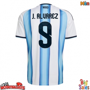 Argentina Julian Alvarez #9 Replica Home Stadium Shirt World Cup 2026 Short Sleeve